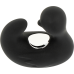 BLACK&SILVER - DUCKYMANIA RECHARGEABLE SILICONE STIMULATING DUCK THIMBLE