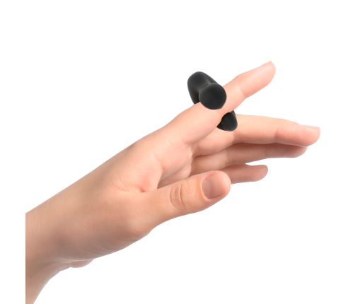 BLACK&SILVER - DUCKYMANIA RECHARGEABLE SILICONE STIMULATING DUCK THIMBLE