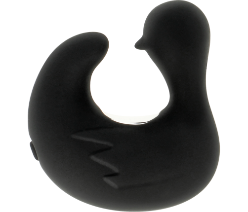 BLACK&SILVER - DUCKYMANIA RECHARGEABLE SILICONE STIMULATING DUCK THIMBLE