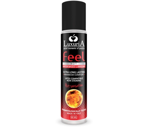 INTIMATELINE - LUXURIA FEEL HOT SENSATION WATER BASED LUBRICANT 60 ML