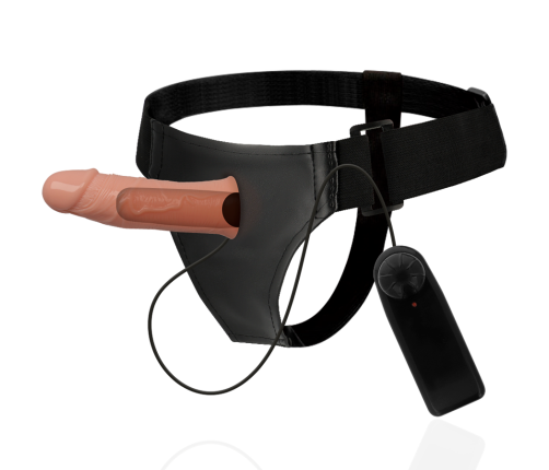 HARNESS ATTRACTION - GREGORY HOLLOW RNES WITH VIBRATOR 16.5 CM -O- 4.3 CM