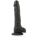 COCK MILLER - DILDO REALISTIC SILICONE DENSITY ARTICULABLE BLACK 18 CM