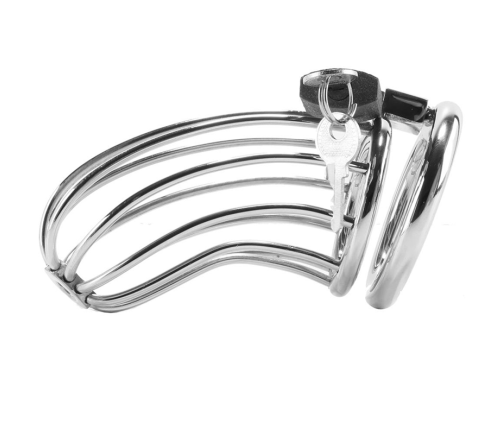 METAL HARD - BIRD CHASTITY RING CAGE