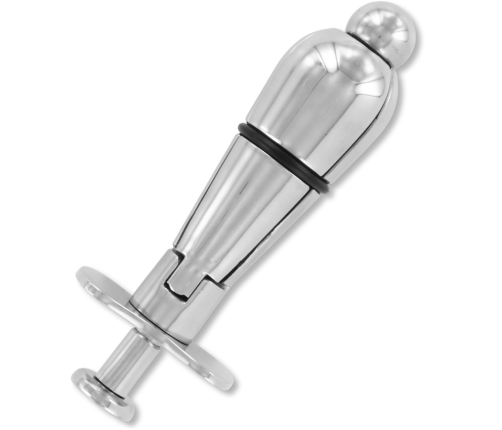 METAL HARD - METAL ANAL PLUG WITH LOCK