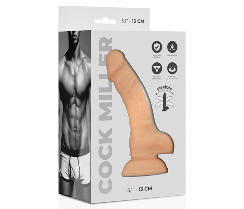 COCK MILLER - SILICONE DENSITY COCKSIL ARTICULABLE 13 CM