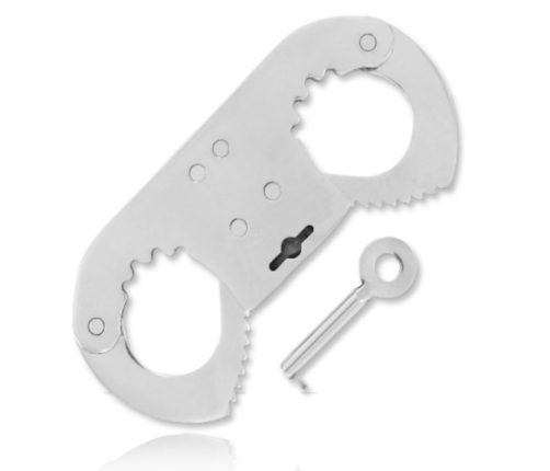 METAL HARD - THUMB CUFF METAL FINGER HANDCUFFS