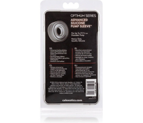 CALEXOTICS - ADV SILICONE PUMP SLEEVE BLACK