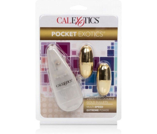 CALEXOTICS - VIBRATING BULLETS GOLD DUO