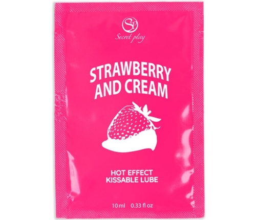 SECRETPLAY - MONODOSIS LUBRICANTE FRESAS & NATA 10 ML