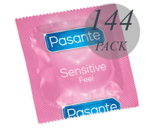 PASANTE - SENSITIVE ULTRAFINE CONDOMS 144 UNITS