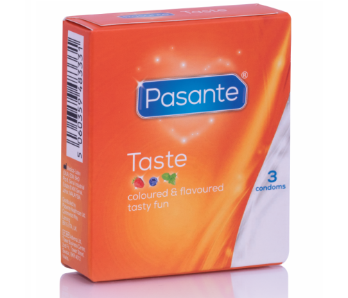 PASANTE - CONDOMS FLAVORS 3 UNITS