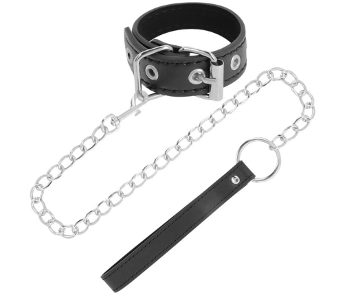 DARKNESS - PENIS RING WITH STRAP