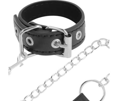DARKNESS - PENIS RING WITH STRAP