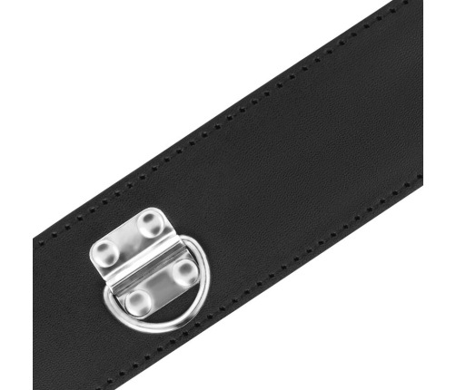 DARKNESS - BDSM COLLAR WITH BLACK LOCK