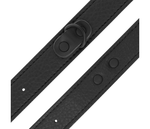 DARKNESS - WIDE THIN TEXTURED HANDCUFFS