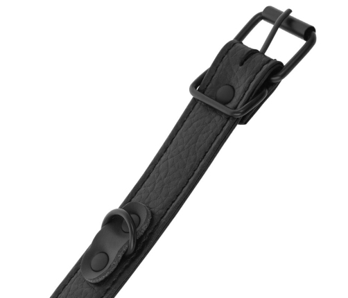 DARKNESS - WIDE THIN TEXTURED HANDCUFFS