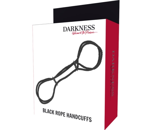 DARKNESS - 100% COTTON ROPE HANDCUFFS OR ANKLE HANDCUFFS