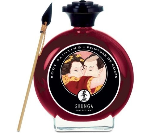 SHUNGA - STRAWBERRY AND CAVA BODY PAINTING