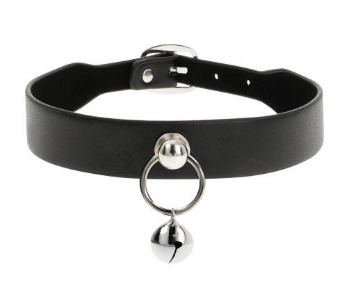 COQUETTE CHIC DESIRE - VEGAN LEATHER NECKLACE WOMAN ACCESSORY RATTLE/HOOP