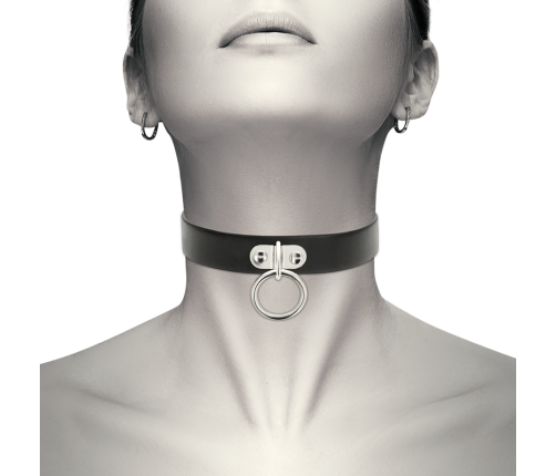 COQUETTE CHIC DESIRE - VEGAN LEATHER NECKLACE WOMAN FETISH ACCESSORY