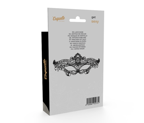 COQUETTE CHIC DESIRE - LACE MASK BLACK