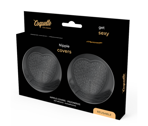 COQUETTE CHIC DESIRE - NIPPLE COVERS BLACK