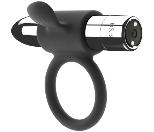 BLACK&SILVER - CAMERON RECHARGEABLE RING SILVER