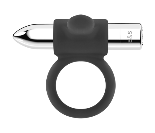 BLACK&SILVER - CAMERON RECHARGEABLE RING SILVER