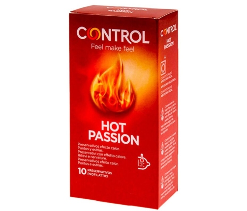 CONTROL - HOT PASSION WARMING EFFECT 10 UNITS