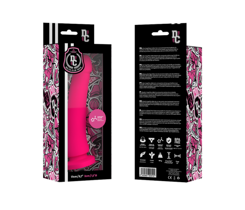 DELTA CLUB - DILDO REALISTA ROSA SILICONA MEDICA 17 CM -O- 3 CM