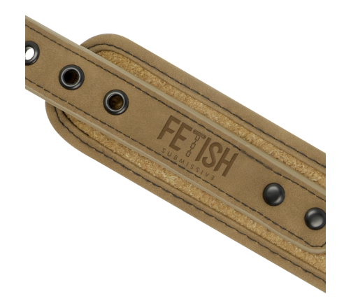 FETISH SUBMISSIVE ORIGEN - NEOPRENE LINED NECKLACE WITH CHAIN