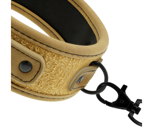 FETISH SUBMISSIVE ORIGEN - NEOPRENE LINED NECKLACE WITH CHAIN