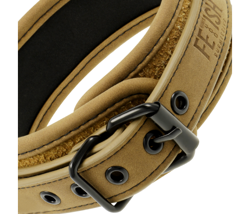 FETISH SUBMISSIVE ORIGEN - NEOPRENE LINED NECKLACE WITH CHAIN