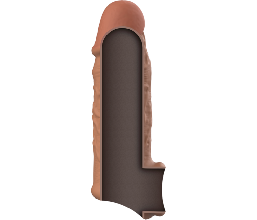 VIRILXL - LIQUID SILICONE V7 BROWN PENIS EXTENSION