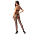 PASSION - WOMAN BS080 BODYSTOCKING BLACK ONE SIZE