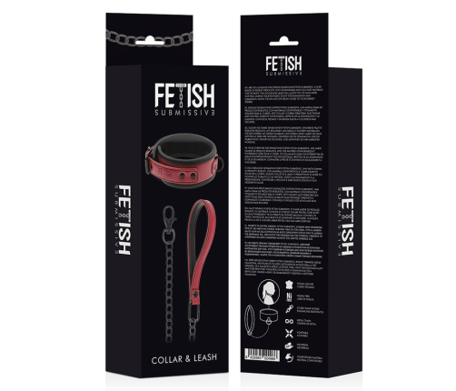 FETISH SUBMISSIVE DARK ROOM - NEOPRENE LINING CHAIN NECKLACE