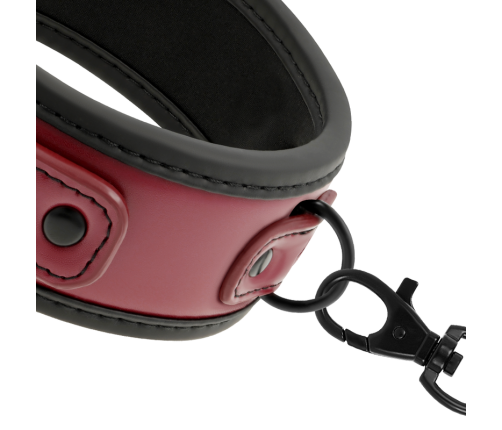 FETISH SUBMISSIVE DARK ROOM - NEOPRENE LINING CHAIN NECKLACE