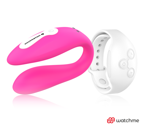 WEARWATCH - WATCHME DUAL TECHNOLOGY VIBRATOR FUCHSIA / SNOW