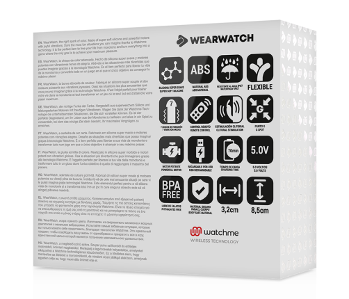 WEARWATCH - WATCHME DUAL TECHNOLOGY VIBRATOR FUCHSIA / SNOW