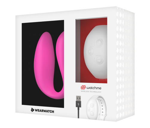 WEARWATCH - WATCHME DUAL TECHNOLOGY VIBRATOR FUCHSIA / SNOW