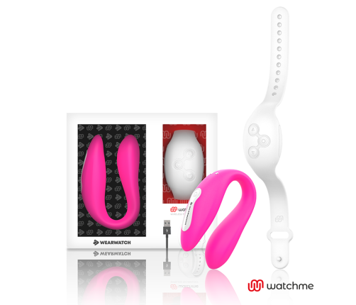 WEARWATCH - WATCHME DUAL TECHNOLOGY VIBRATOR FUCHSIA / SNOW