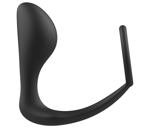ADDICTED TOYS - ANAL PLUG WITH BLACK SILICONE RING