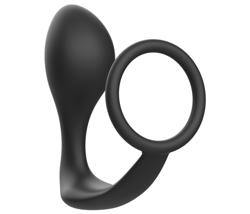 ADDICTED TOYS - ANAL PLUG WITH BLACK SILICONE RING