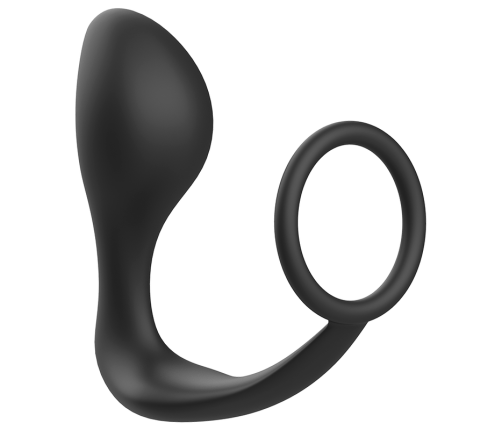 ADDICTED TOYS - ANAL PLUG WITH BLACK SILICONE RING
