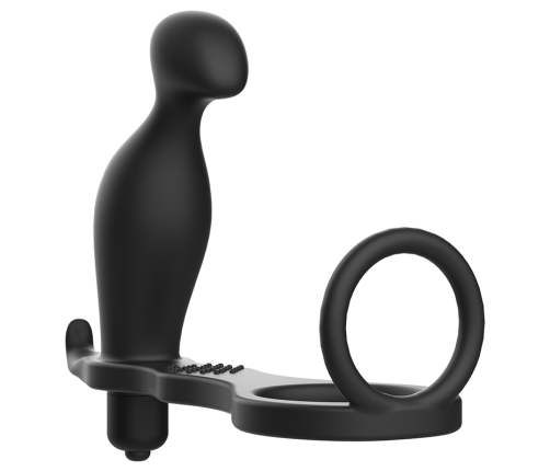 ADDICTED TOYS - ANAL PLUG WITH BLACK SILICONE RING 12 CM