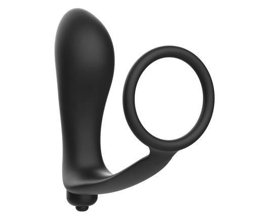 ADDICTED TOYS - VIBRATORY ANAL PLUG WITH PENIS RING