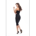 D100 Seamless Tube Dress 100 DEN S/M Black - Elegant Knee-Length Fit