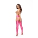 SP800 Shiny Tights Pink XL - High-Gloss Panty Style with Cutout