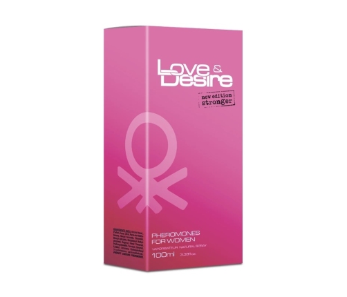 Love & Desire Women Eau de Parfum 100ml - Fruity-Florals, Pheromone System