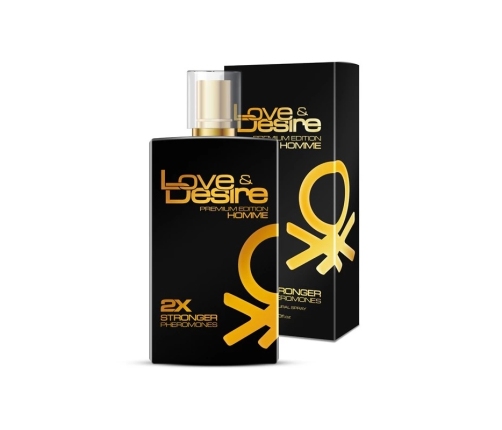 Love & Desire Gold Male 100ml - Premium Pheromone Fragrance for Men